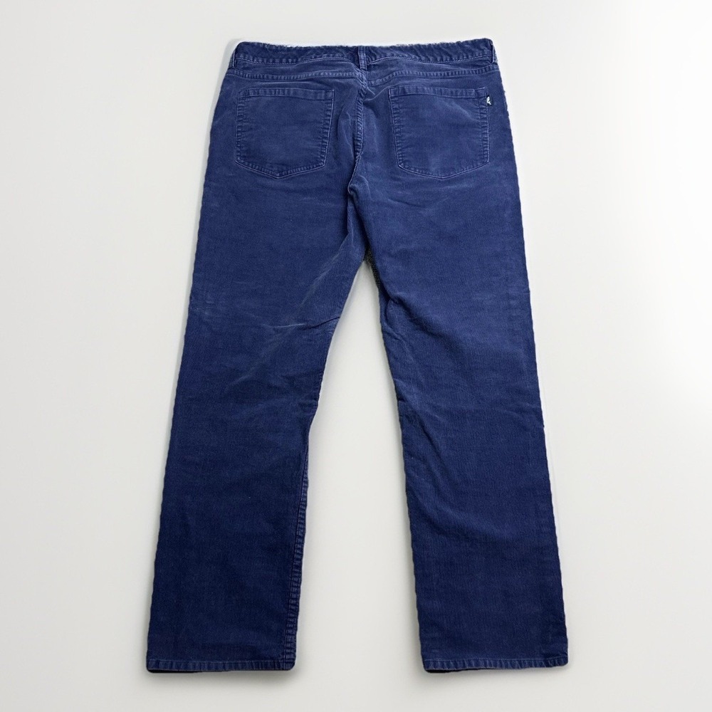 Vineyard Vines Breaker Pants Men 36x30 Navy Blue Corduroy Straight Fit Chino Pre